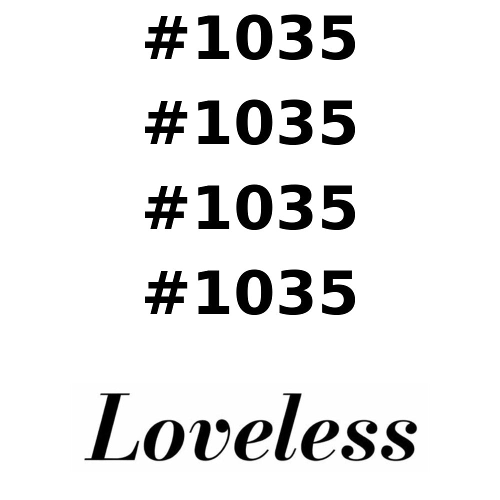 #1035 viermal – Loveless