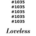 #1035 fünfmal – Loveless