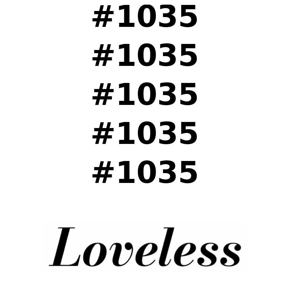 #1035 fünfmal – Loveless